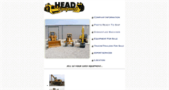 Desktop Screenshot of headequipment.com